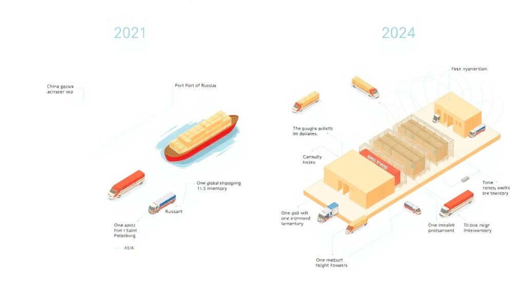 Новый передел логистики: как перенастроились глобальные цепочки поставок и что это значит для РФ - иллюстрация